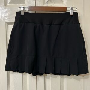 Golf Black Mini Skirt